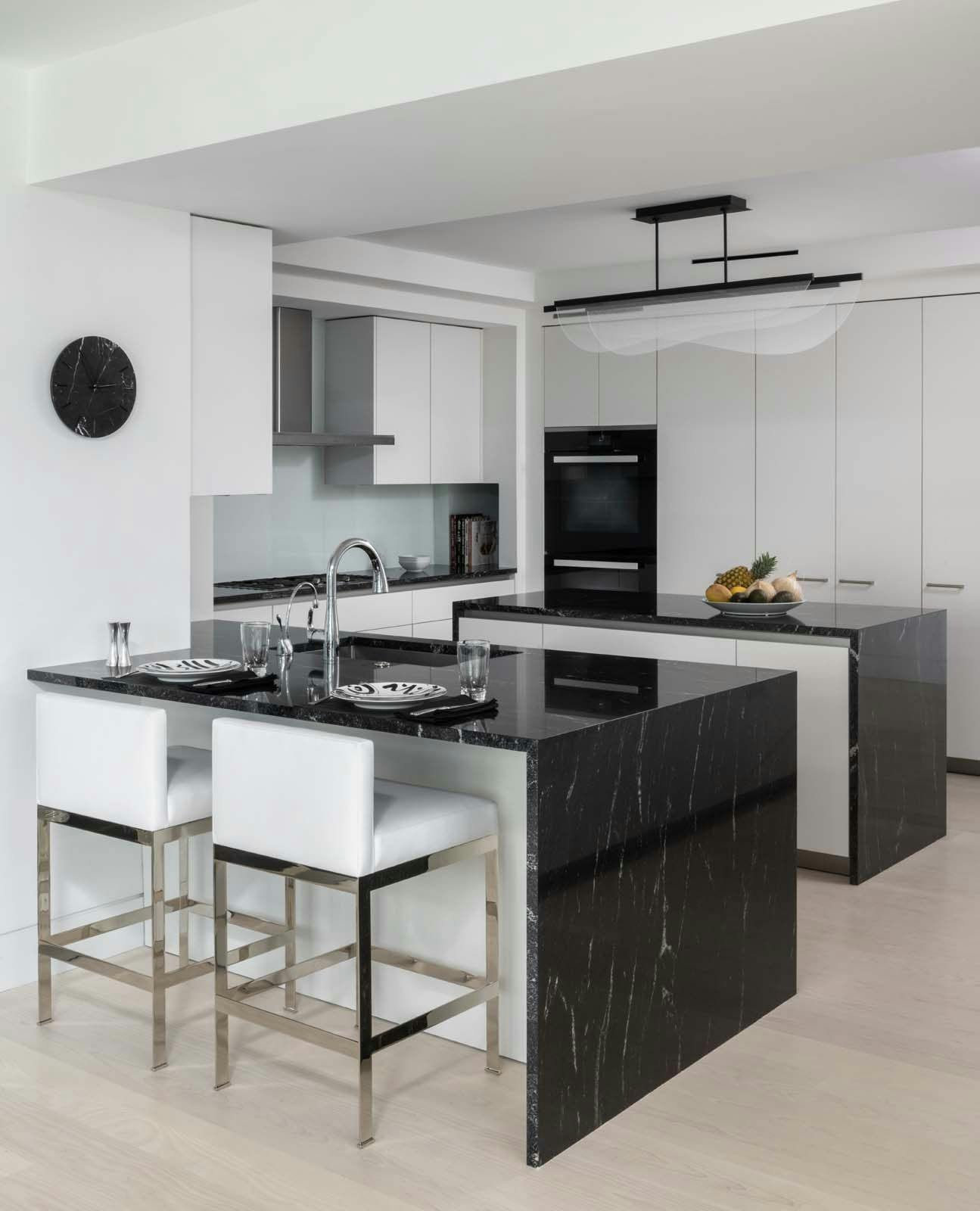 Somerset kitchen area with black accents