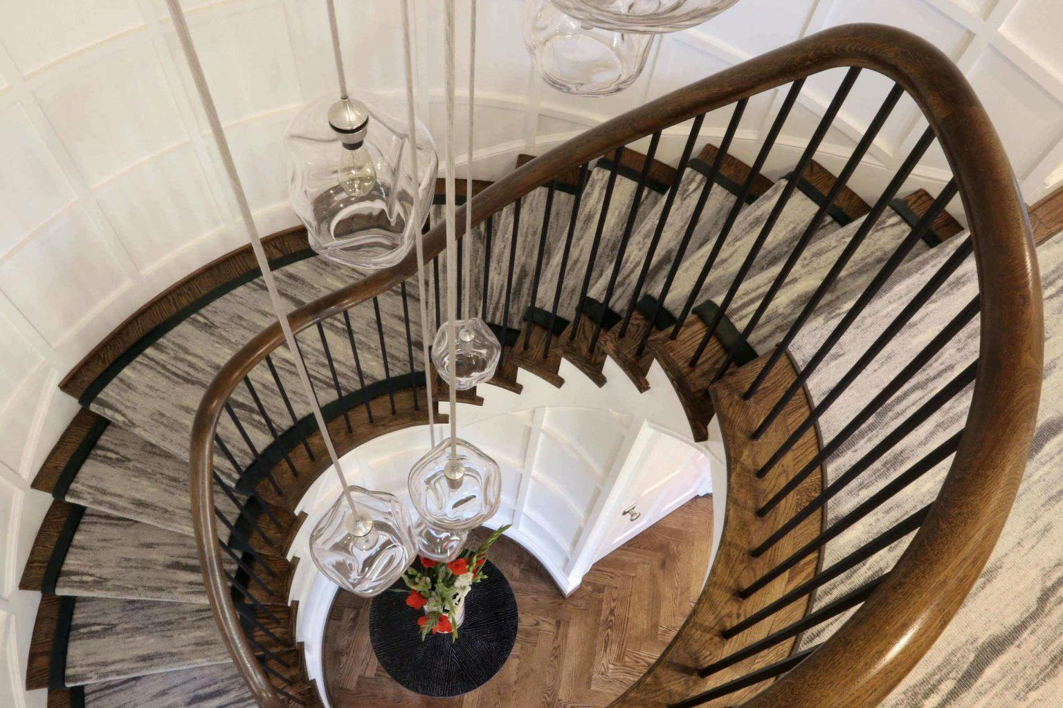 crossover spiral staircase